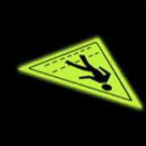 glow in the dark floor signs