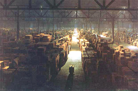 indiana jones warehouse