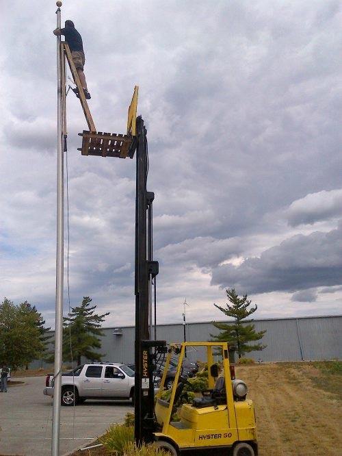 forklift fail