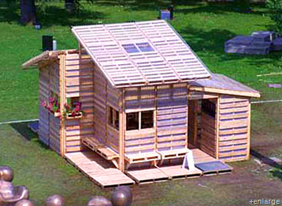 reuse pallet house