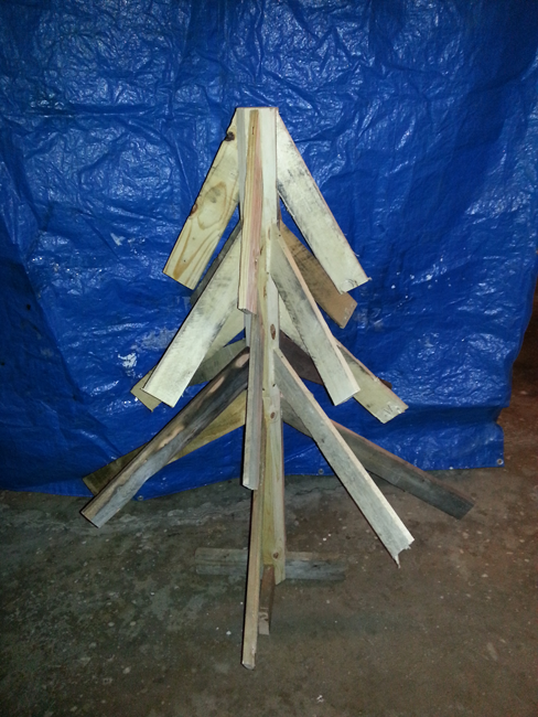 wood pallet christmas tree