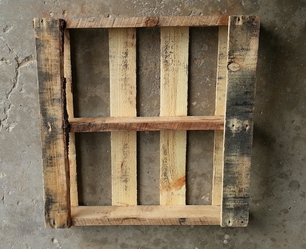 recycled wood pallet sled